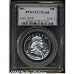 1951 50C PR65 Cameo PCGS. Though not