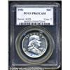 Image 1 : 1951 50C PR65 Cameo PCGS. Fully struck and