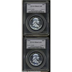 1953 50C PR66 Cameo PCGS, impressive cameo