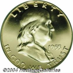 1955 50C PR68 Deep Cameo PCGS. This