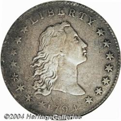 1794 S$1 VF20 Details, Repaired, NCS. B-1,
