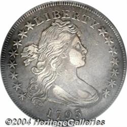 1795 S$1 Draped Bust, Off Center XF45 PCGS.