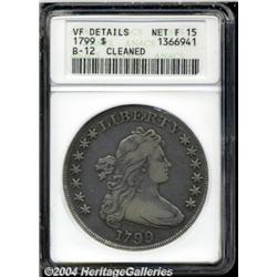 1799 S$1--Cleaned--ANACS. VF Details, Net Fine