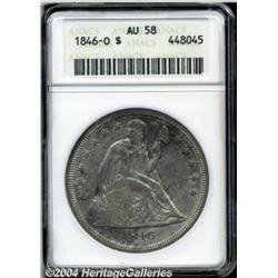 1846-O S$1 AU58 ANACS. This AU example is