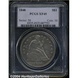 1848 S$1 XF45 PCGS. Always a desirable date