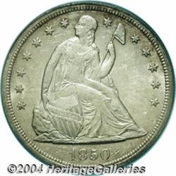 1850-O S$1 AU58 NGC. While from a far larger