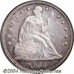 1854 S$1 XF45 PCGS. Although this date shows a