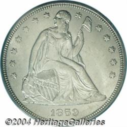 1859 S$1 MS63 PCGS. The Philadelphia Mint