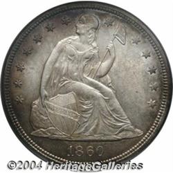 1860 S$1 MS63 PCGS. Despite a comparatively