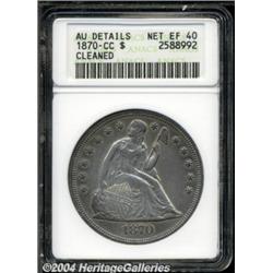 1870-CC S$1--Cleaned--ANACS. AU Details, Net
