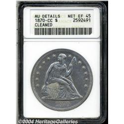 1870-CC S$1--Cleaned--ANACS. AU Details, Net
