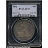 Image 1 : 1872 S$1 AU58 PCGS. Nicely struck, except for