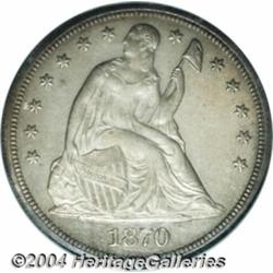 1870 S$1 PR65 NGC. The 1870 is a deceptive