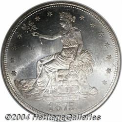 1875-CC T$1 MS64 NGC. Type One Reverse. The