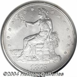 1875-S/CC T$1 MS62 NGC. FS-012.6. Type One