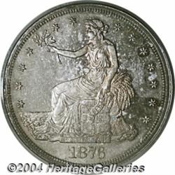 1876 T$1 PR65 PCGS. Type One Obverse, Type Two