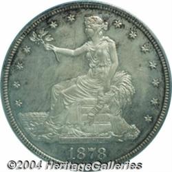1878 T$1 PR64 Cameo PCGS. The Philadelphia