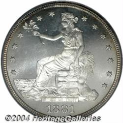 1881 T$1 PR66 Deep Cameo PCGS. After a record