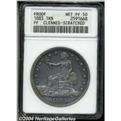1883 T$1--Cleaned, Scratched--ANACS. Net PR50.