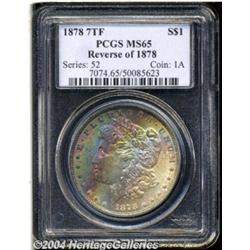 1878 7TF S$1 Reverse of 1878 MS65 PCGS. Waves