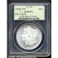 1878 7TF S$1 Reverse of 1878 MS64 Prooflike