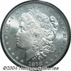 1878 7/8TF S$1 Strong MS66 PCGS. Untoned with