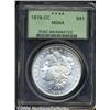 Image 1 : 1878-CC S$1 MS64 PCGS. Brilliant throughout