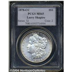 1878-CC S$1 MS65 PCGS. Ex: Larry Shapiro.