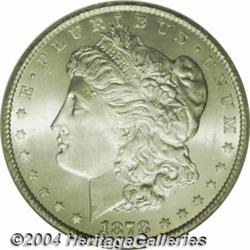 1878-CC S$1 MS66 NGC. A brilliant and boldly