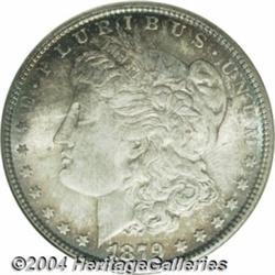 1879 S$1 MS66 NGC. A lustrous Gem with rich,