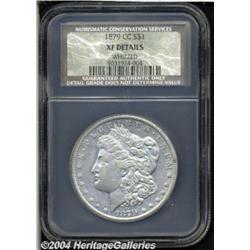 1879-CC S$1 XF40 Details, Whizzed, NCS. A