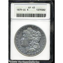 1879-CC S$1 XF45 ANACS. Moderately and evenly