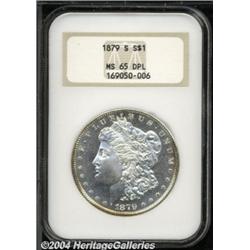 1879-S S$1 MS65 Deep Mirror Prooflike NGC.
