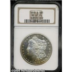 1879-S S$1 MS67 Prooflike NGC. A peerless,
