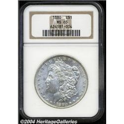 1880 S$1 MS65 NGC. A conditionally challenging
