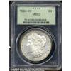 Image 1 : 1880-CC S$1 MS63 PCGS. Bright mint luster with