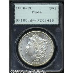 1880-CC S$1 MS64 PCGS. Just a hint of