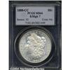 Image 1 : 1880-CC S$1 8 Over High 7 MS64 PCGS. VAM-5. A