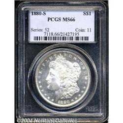 1880-S S$1 MS66 PCGS. Well struck, radiantly