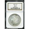 Image 1 : 1880-S S$1 MS67 NGC. Well struck, exquisitely
