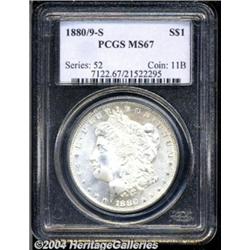 1880/9-S S$1 MS67 PCGS. VAM-11. A Hot 50