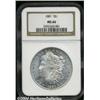 Image 1 : 1881 S$1 MS66 NGC. A brilliant and lustrous