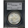 Image 1 : 1881-CC S$1 MS64 PCGS. Fully struck with