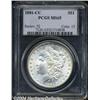 Image 1 : 1881-CC S$1 MS65 PCGS. The clean, frosty