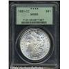 Image 1 : 1881-CC S$1 MS65 PCGS. Well struck and highly