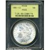 Image 1 : 1881-CC S$1 MS66 PCGS. Well struck with a