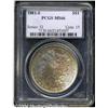 Image 1 : 1881-S S$1 MS66 PCGS. Deep, multicolored