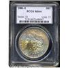 Image 1 : 1881-S S$1 MS66 PCGS. A colorful mixture of