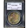 Image 1 : 1881-S S$1 MS66 PCGS. Extremely bright red and
