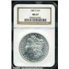 Image 1 : 1881-S S$1 MS67 NGC. Untoned and fully